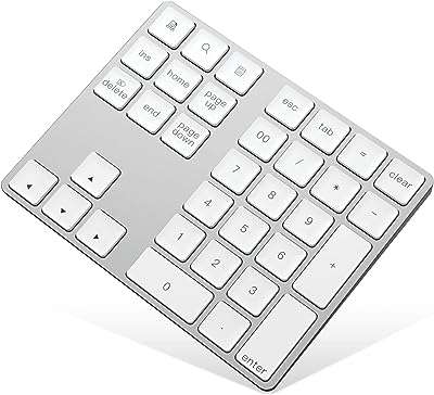 Pavé numérique bluetooth sans fil rechargeable à 34 touches avec saisie de données pour ordinateur. Faites des économies sans sacrifier la qualité sur DIAYTAR COTE D'IVOIRE, votre boutique en ligne discount ultime. Découvrez notre sélection soigneusement choisie de produits dans divers domaines, allant de l'informatique à la mode, et bénéficiez de prix imbattables. Faites-vous plaisir tout en respectant votre budget chez nous.