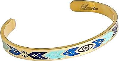 Bracelet pour femme en acier titane plaqué or 18 carats avec boîte d'emballage de bijoux. DIAYTAR COTE D'IVOIRE  - Votre guichet unique pour des achats discount en ligne. Découvrez notre catalogue diversifié regorgeant de produits pour la maison, l'électroménager, l'informatique, la mode et les gadgets, le tout à des prix avantageux. Naviguez facilement sur notre site convivial et trouvez les meilleures offres pour vos besoins du quotidien.