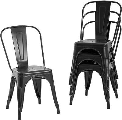 Chaise de salle à manger en métal fdw ensemble de 4 chaises de patio intérieure et extérieure. Découvrez DIAYTAR COTE D'IVOIRE, votre boutique en ligne généraliste offrant une sélection impressionnante de produits discount. Que vous recherchiez des articles pour votre maison, des appareils électroménagers à la pointe de la technologie, des équipements informatiques ou même les dernières tendances de la mode et les gadgets les plus cool, nous avons tout ce dont vous avez besoin, à des prix incroyablement bas !
