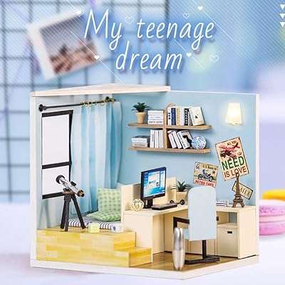 Maison de poupée miniature en bois avec cache poussière léger jouets cadeaux d'anniversaire pour enfants. Besoin de renouveler votre électroménager à petit prix ? Rendez-vous sur DIAYTAR COTE D'IVOIRE, la référence en ligne pour des produits de qualité à prix discount. Avec notre sélection diversifiée, vous trouverez facilement l'équipement parfait pour votre maison, sans vous ruiner.
