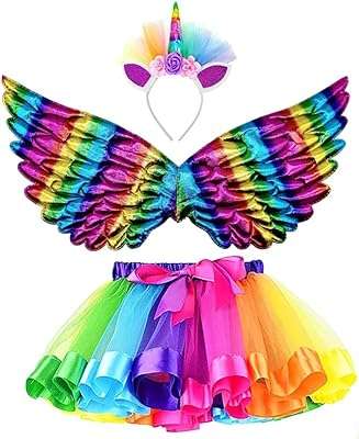 Ensemble de costumes jury 3 pièces pour filles tutu arc en ciel bandeau. DIAYTAR COTE D'IVOIRE  vous offre un large choix de produits discount, allant des appareils électroménagers dernier cri aux vêtements à la mode en passant par les gadgets les plus innovants. Faites vos achats en ligne en toute simplicité et bénéficiez de prix avantageux pour équiper votre maison avec style, sans vous ruiner.