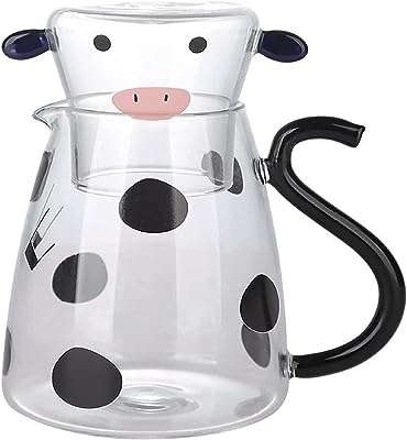 Dremallow 1 ensemble de théière en verre mignonne pichet à thé au lait. Besoin de faire des économies ? Faites confiance à DIAYTAR COTE D'IVOIRE, la boutique en ligne discount idéale pour toutes vos envies. Parcourez notre gamme complète de produits, allant de la maison à l'électroménager, de l'informatique à la mode et aux gadgets, et découvrez des offres irrésistibles. Achetez en toute confiance, car la satisfaction de nos clients est notre priorité absolue.
