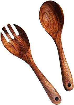 Couvert à salade en bois d'acacia avec cuillère salade fourchette ustensiles de cuisine. Envie d'être à la pointe de la mode sans dépenser une fortune ? DIAYTAR COTE D'IVOIRE  vous propose une sélection de vêtements et accessoires tendance à prix cassés. Que vous cherchiez des tenues pour toute la famille ou des pièces uniques pour vous démarquer, notre boutique en ligne généraliste vous garantit des achats mode discount qui feront sensation.