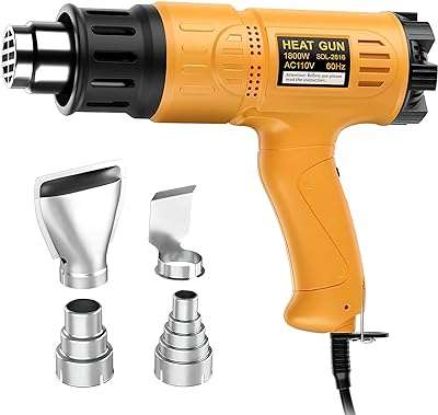 Pistolet thermique 1800w 50°c 600°c kit de pistolet à air. Découvrez DIAYTAR COTE D'IVOIRE, votre source incontournable de bons plans discount en ligne. Trouvez tout ce dont vous avez besoin, des produits de maison essentiels aux gadgets high-tech, le tout à des prix imbattables. Faites des économies tout en vous offrant de la qualité grâce à notre sélection variée et attrayante.