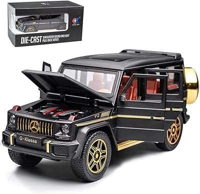 Modèle de voiture mercedes benz v12 g63 amg à l'échelle 1:24 en alliage de zinc moulé sous pression avec son et lumière cadeau pour en fants. DIAYTAR COTE D'IVOIRE, le paradis du shopping en ligne à prix discount ! Naviguez à travers notre large gamme de produits discount soigneusement sélectionnés pour votre maison, votre cuisine, votre dressing et bien plus encore. Faites de bonnes affaires et offrez-vous les dernières tendances à petits prix, tout en restant à l'affût des nouveautés.