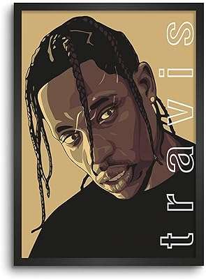 Affiche d'art encadrée travis scott par lamron 8" x 12" verre avec cadre en bois. Bienvenue sur DIAYTAR COTE D'IVOIRE, le site idéal pour les amateurs de bonnes affaires ! Avec une large gamme de produits discount pour la maison, l'électroménager, l'informatique, la mode et les gadgets, nous offrons une solution pratique pour économiser sans renoncer à la qualité. N'attendez plus, explorez notre sélection et profitez de prix imbattables.