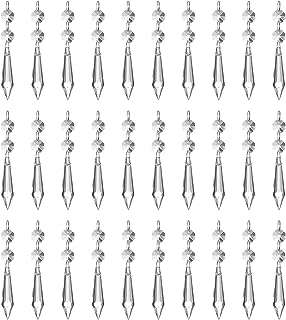 Suspension en cristal de 38 mm (paquet de 24) lustre verre