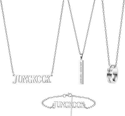 Bts bangtan boys ensemble de bijoux pour l'armée v jungkook. DIAYTAR COTE D'IVOIRE, votre adresse incontournable pour des produits discount à portée de clic. Faites des économies sur vos achats en explorant notre large gamme d'articles variés, allant des produits de la maison aux gadgets dernier cri, sans oublier les équipements informatiques et les articles à la mode.