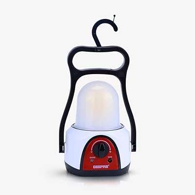 Lampe d'urgence et de camping geepas. DIAYTAR COTE D'IVOIRE, votre destination shopping en ligne inégalée. Avec une variété étendue de produits discount pour la maison, l'électroménager, l'informatique, la mode et les gadgets, vous pouvez vous attendre à des offres exceptionnelles et à des économies considérables, tout en bénéficiant d'une expérience de shopping pratique et personnalisée.