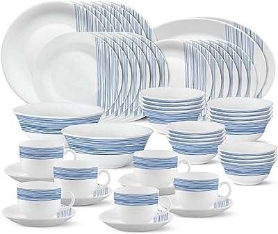 Service de table lara plano borosil 50 pièces design ovale bleu inspiré du printemps automne. Simplifiez vos achats en ligne avec DIAYTAR COTE D'IVOIRE . Notre boutique généraliste propose des produits dégriffés dans tous les domaines, de la maison à l'informatique, en passant par la mode. Bénéficiez de prix compétitifs sans faire de compromis sur la qualité.