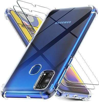 Margoun"coque transparente pour samsung galaxy m31 avec deux protecteurs d'écran en verre. Besoin de produits discount en un seul endroit ? DIAYTAR COTE D'IVOIRE  est là pour vous ! Explorez notre boutique généraliste et découvrez une multitude d'articles à prix réduit, couvrant tous vos besoins, de l'électroménager à la mode en passant par l'informatique. Naviguez en toute simplicité et trouvez les meilleures affaires en ligne chez DIAYTAR COTE D'IVOIRE  !