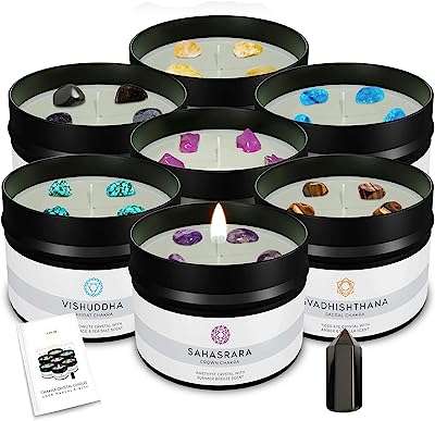 Ensemble de bougies en cristal de guérison des chakras de lussier store avec baguette. DIAYTAR COTE D'IVOIRE, l'adresse incontournable pour tous les amateurs de mode à petit prix. Découvrez notre large sélection de vêtements et accessoires tendances pour hommes et femmes, et exprimez votre style sans vous ruiner. Du casual chic au streetwear, notre boutique en ligne vous offre la possibilité de rester à la pointe de la mode à prix discount. Faites-vous plaisir sans vous soucier du coût !