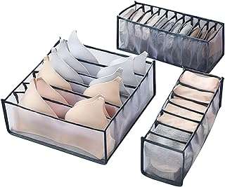 Paquet de 3 boîtes de rangement pliables épaisses pour sous vêtements soutien gorge organisateur. DIAYTAR COTE D'IVOIRE, la référence en matière de bonnes affaires en ligne ! Profitez de prix imbattables sur une large sélection de produits discount, allant des articles pour la maison à l'électroménager, en passant par l'informatique et les dernières tendances mode. Ne laissez pas passer nos offres exceptionnelles et économisez dès maintenant !