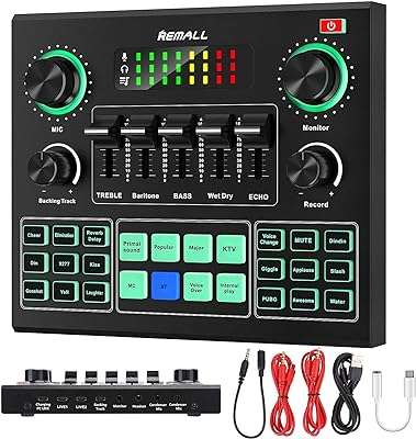 Carte son avec changeur de voix remoll soundpad avec entrée vocale microphone en direct. Cherchez-vous à économiser tout en achetant des produits de qualité ? DIAYTAR COTE D'IVOIRE  est là pour vous. Notre boutique en ligne généraliste offre une sélection variée de produits discount, allant des équipements pour la maison à l'informatique, en passant par l'électroménager et la mode. Ne payez pas plus cher ailleurs, explorez DIAYTAR COTE D'IVOIRE  pour des bonnes affaires garanties.