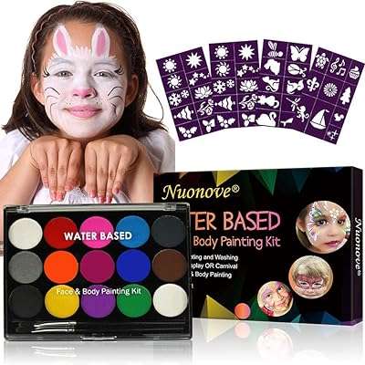 Kit de peinture pour le visage pour enfants et le corps qualité professionnelle. Besoin de renouveler votre électroménager à petit prix ? Rendez-vous sur DIAYTAR COTE D'IVOIRE, la référence en ligne pour des produits de qualité à prix discount. Avec notre sélection diversifiée, vous trouverez facilement l'équipement parfait pour votre maison, sans vous ruiner.
