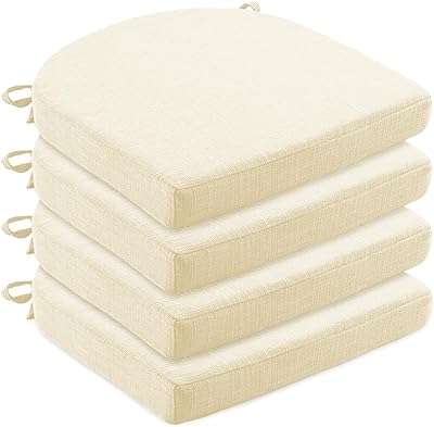 Coussins de chaise loftex pour chaises de salle à manger 4 pièces en mousse