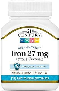 Comprimés de gluconate ferreux virius 21e siècle 27 mg compte 110. Faites des économies importantes sur tous vos achats grâce à DIAYTAR COTE D'IVOIRE, votre boutique en ligne préférée pour des offres discount exceptionnelles. Du petit électroménager à la mode tendance en passant par les gadgets high-tech, découvrez notre large sélection d'articles à prix réduits dès aujourd'hui!