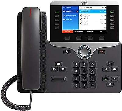Téléphone ip cisco 8851 avec installateurs multiplateformes écran couleur rétroéclairé vga. DIAYTAR COTE D'IVOIRE, votre boutique en ligne préférée pour des offres discount exceptionnelles. Explorez notre assortiment varié comprenant des produits de qualité pour la maison, l'électroménager, l'informatique, la mode et les gadgets, le tout à des prix défiant toute concurrence. Faites confiance à notre expertise et profitez d'une expérience d'achat en ligne pratique et avantageuse.