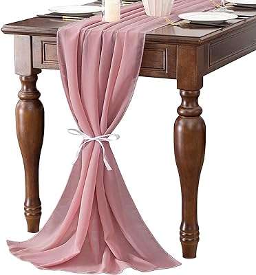 27" x 120" chemin de table en mousseline de soie romantique en tissu. Ne cherchez plus ailleurs, DIAYTAR COTE D'IVOIRE  est là pour vous offrir une multitude de produits discount pour toutes vos envies. Explorez notre catalogue diversifié comprenant des articles pour la maison, des appareils électroménagers abordables, des gadgets tendances et bien plus encore, le tout à des prix compétitifs.