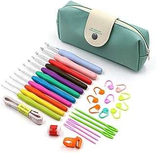 Ensemble de 11 crochets en aluminium à poignée souple aiguilles tricoter ergonomique avec sac. DIAYTAR COTE D'IVOIRE, votre solution discount en ligne pour une large gamme de produits. Trouvez tout ce dont vous avez besoin, de la maison à l'électroménager, de l'informatique à la mode et aux gadgets, à des prix imbattables. Naviguez, achetez et économisez avec notre boutique en ligne conviviale et bénéficiez d'une livraison rapide et fiable.