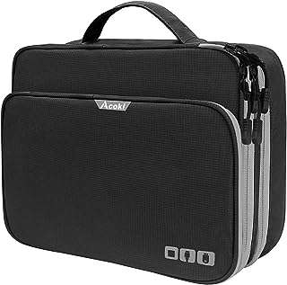 Akoki organisateur d'accessoires électroniques à 3 niveaux nouveau sac main de rangement avec poche. DIAYTAR COTE D'IVOIRE  - La boutique en ligne qui vous offre des prix imbattables sur une large gamme de produits discount. Ajoutez du style à votre maison avec nos articles de décoration, simplifiez votre quotidien avec des électroménagers modernes, restez connecté avec nos gadgets technologiques et adoptez les dernières tendances de la mode sans vous ruiner. Faites de bonnes affaires à chaque achat chez nous !