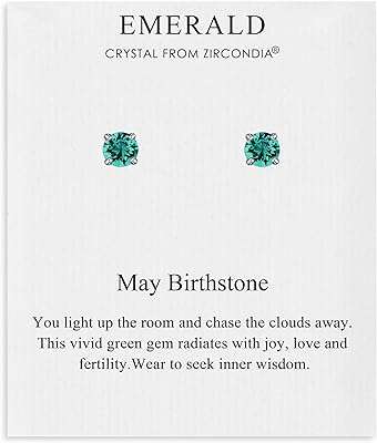 Boucles d'oreilles avec pierre de naissance de mai (émeraude) cristal plaqué argent. Bienvenue chez DIAYTAR COTE D'IVOIRE, votre destination en ligne pour des prix imbattables ! Découvrez notre vaste choix d'articles discount, des essentiels pour la maison aux appareils électroménagers, en passant par l'informatique, la mode et les gadgets tendance, le tout à des tarifs défiant toute concurrence.