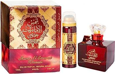 Shams al emarat khususi par ard zaafaran parfum halal attar edp. DIAYTAR COTE D'IVOIRE  vous ouvre les portes d'un univers de bonnes affaires. Découvrez notre large gamme de produits discount, allant des indispensables de la maison aux dernières tendances mode, en passant par les gadgets innovants. Profitez d'offres exceptionnelles et de prix imbattables pour des achats malins et éclairés.