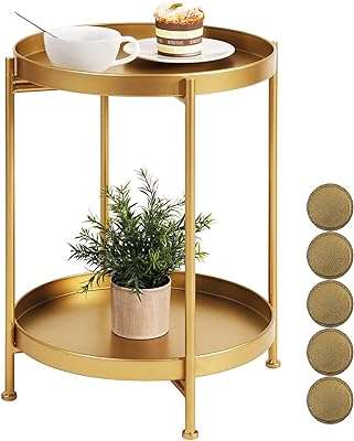 Table d'appoint ronde à 2 niveaux table basse pliante de 157 pouces avec plateau. Plongez dans l'univers de DIAYTAR COTE D'IVOIRE, votre boutique en ligne généraliste spécialisée dans les produits discount. Explorez notre large variété d'articles allant de la maison à l'électroménager, en passant par l'informatique, la mode et les gadgets, le tout à des prix défiant toute concurrence. Profitez de notre expertise en matière de bonnes affaires et réalisez des économies significatives.