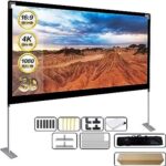 Écran de projection avec support écran portable de 120 pouces avec support 16:9 avant et arrière. Faites un bond dans le monde des bonnes affaires avec DIAYTAR COTE D'IVOIRE  ! Découvrez notre boutique en ligne généraliste où vous trouverez tout ce dont vous avez besoin, de la maison à l'électroménager, de l'informatique à la mode, et même les derniers gadgets. Ne sacrifiez pas votre budget pour vous faire plaisir, optez pour nos produits discount de qualité.