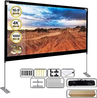 Écran de projection avec support écran portable de 120 pouces avec support 16:9 avant et arrière. Faites un bond dans le monde des bonnes affaires avec DIAYTAR COTE D'IVOIRE  ! Découvrez notre boutique en ligne généraliste où vous trouverez tout ce dont vous avez besoin, de la maison à l'électroménager, de l'informatique à la mode, et même les derniers gadgets. Ne sacrifiez pas votre budget pour vous faire plaisir, optez pour nos produits discount de qualité.