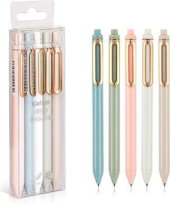 Lot de 5 stylos à encre gel noir rétractable deli nusin. Vous recherchez des cadeaux à prix abordable pour vos proches ? DIAYTAR COTE D'IVOIRE  a tout pour vous plaire. Explorez notre gamme de gadgets discount, des articles les plus insolites aux innovations technologiques les plus recherchées. Offrez des cadeaux originaux et faites des économies avec DIAYTAR COTE D'IVOIRE .