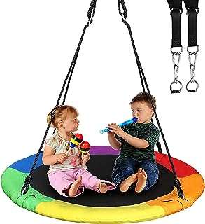 Balançoire d'arbre colorée de 40 pouces balançoire intérieure et extérieure pour enfants. Vous cherchez des bonnes affaires en ligne ? Ne cherchez pas plus loin que DIAYTAR COTE D'IVOIRE, la boutique en ligne généraliste où vous trouverez tout à prix discount. Explorez notre sélection complète, allant de la maison à l'électroménager, de l'informatique à la mode et aux gadgets, et bénéficiez de tarifs avantageux pour tous vos achats. Réalisez des économies importantes sans compromettre la qualité avec DIAYTAR COTE D'IVOIRE .