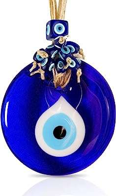 Bcs blue evil eye 4" ornement mural en verre turc fait à la main. Vous voulez dépenser moins tout en obtenant plus ? DIAYTAR COTE D'IVOIRE  est là pour vous ! Profitez de nos offres exceptionnelles sur une large gamme de produits, allant des articles ménagers à l'électroménager, en passant par les gadgets et la mode. Faites des économies sans compromettre la qualité.