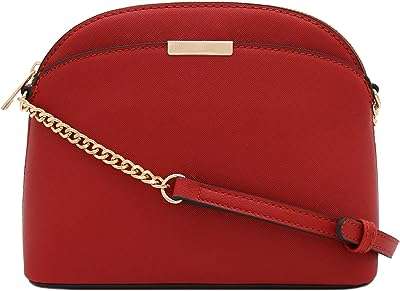 Petit sac bandoulière en forme de dôme saffiano avec chaîne taille. DIAYTAR COTE D'IVOIRE  - votre guichet unique pour des produits discount dans tous les domaines. Redécorez votre maison, améliorez votre cuisine, restez à la pointe de la mode et profitez des derniers gadgets, le tout à des prix exceptionnels. Dites adieu aux achats coûteux et bienvenue aux bonnes affaires !