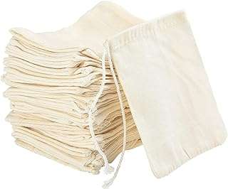 Sulfar 50 pièces en mousseline de coton sacs à cordon respectueux de l'environnement pour sachets. DIAYTAR COTE D'IVOIRE, votre destination shopping en ligne pour tous vos besoins discount. Trouvez tout ce dont vous avez besoin dans une seule boutique, des articles pour la maison aux gadgets incontournables, et réalisez des économies tout en satisfaisant vos envies.