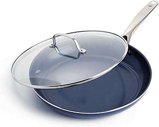 Poêle à frire antiadhésive en céramique avec couvercle blue diamond cookware. DIAYTAR COTE D'IVOIRE  : la solution idéale pour des achats malins en ligne. Profitez de notre large gamme de produits discount, allant des appareils électroménagers essentiels aux dernières tendances de la mode, en passant par les accessoires informatiques indispensables, et économisez tout en vous faisant plaisir.