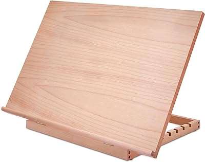 Grand chevalet de dessin et d'esquisse d'artiste table en bois réglable. Avec DIAYTAR COTE D'IVOIRE, profitez de tarifs attractifs sur une large gamme de produits discount. Équipez votre maison avec des appareils électroménagers de qualité, restez à la pointe de la mode grâce à notre sélection de vêtements abordables et découvrez les dernières innovations technologiques à prix réduits.