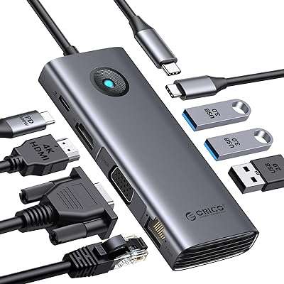 Station d'accueil usb c orico station 8 en 1 pour ordinateur portable avec hdmi. Envie de relooker votre espace de travail à moindre coût ? DIAYTAR COTE D'IVOIRE  est votre allié idéal pour l'informatique professionnelle à prix discount. Des ordinateurs de bureau aux imprimantes en passant par les accessoires de bureau, nous vous proposons une gamme complète qui allie performance et économies. Optimisez votre productivité sans compromettre votre budget avec nos offres exceptionnelles !