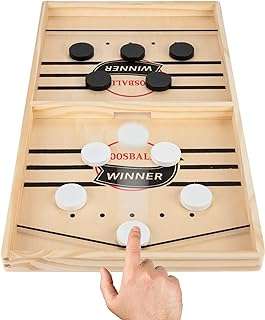 Grand jeu de société de baby foot de fronde table de hockey en bois rapide. DIAYTAR COTE D'IVOIRE, votre boutique en ligne de confiance pour tous vos besoins en produits discount. Parcourez notre sélection minutieusement choisie pour trouver des articles de qualité pour la maison, l'électroménager, l'informatique, la mode et les gadgets, le tout à des prix avantageux. Simplifiez vos achats en ligne avec DIAYTAR COTE D'IVOIRE  et réalisez des économies dès maintenant.