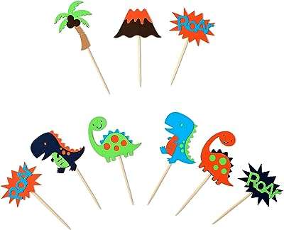 16 pièces décorations de cupcakes dinosaures pour enfants choix dinosaures fournitures. Parcourez notre magasin en ligne DIAYTAR COTE D'IVOIRE  et profitez de nos offres incroyables sur une large gamme de produits. Trouvez tout ce dont vous avez besoin, de l'électroménager à l'informatique, et restez à la mode sans vous ruiner grâce à nos articles à prix réduits.