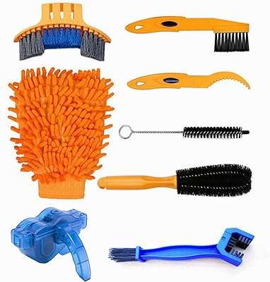 8 pièces de brosse de nettoyage de vélo de précision y compris un nettoyeur. Besoin de produits discount en un seul endroit ? DIAYTAR COTE D'IVOIRE  est là pour vous ! Explorez notre boutique généraliste et découvrez une multitude d'articles à prix réduit, couvrant tous vos besoins, de l'électroménager à la mode en passant par l'informatique. Naviguez en toute simplicité et trouvez les meilleures affaires en ligne chez DIAYTAR COTE D'IVOIRE  !
