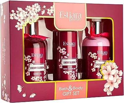 Estiara passion cherry blossom bath & body beauty skincare coffret 3. Optez pour DIAYTAR COTE D'IVOIRE, votre boutique en ligne de confiance pour des achats à petits prix ! Découvrez notre catalogue diversifié comprenant des produits discount de qualité, allant de l'électroménager à la mode en passant par les gadgets. Profitez de nos offres exceptionnelles pour donner une nouvelle dynamique à votre quotidien sans vous ruiner.