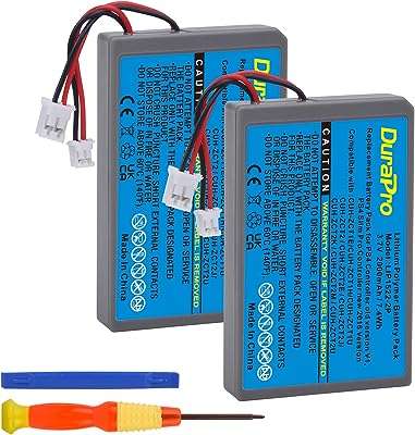 Batterie durapro 2x kcr1410 + outils pour contrôleur sony ps4 pro slim. Faites des économies intelligentes sur DIAYTAR COTE D'IVOIRE, votre boutique en ligne de confiance. Avec notre large sélection de produits discount, incluant la maison, l'électroménager, l'informatique et la mode, vous trouverez tout ce dont vous avez besoin à des prix défiant toute concurrence. Ne manquez pas nos offres promotionnelles et commandez en toute simplicité dès maintenant!