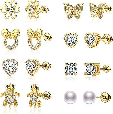 8 paires de boucles d'oreilles hypoallergéniques en argent sterling 925 en forme de cœur blanc et petit. DIAYTAR COTE D'IVOIRE  - votre guichet unique pour des trouvailles discount dans tous les domaines ! Découvrez notre collection riche et variée de produits, allant de l'électroménager pratique à l'informatique performante en passant par la mode. Faites des économies considérables sur des articles de qualité, sans compromettre votre style ou vos besoins essentiels. Choisissez la commodité de nos options de livraison rapides et profitez d'une expérience de magasinage en ligne sans tracas dès aujourd'hui !