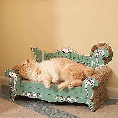 Grand canapé lit grattoir pour chat jouet lit décontracté protection de meubles en carton. DIAYTAR COTE D'IVOIRE  - Votre escale en ligne pour des produits discount de qualité. Explorez notre gamme impressionnante de produits allant des articles de maison aux gadgets dernier cri. Profitez de prix imbattables et découvrez pourquoi nous sommes un choix populaire pour les acheteurs avertis à la recherche de bonnes affaires.