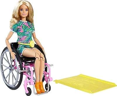 Poupée barbie fashionista  165 avec fauteuil roulant cheveux longs blonds. Découvrez DIAYTAR COTE D'IVOIRE, votre destination incontournable pour des achats discount en ligne. Notre magasin généraliste propose une vaste gamme de produits, allant des articles ménagers pratiques aux appareils électroménagers de pointe, en passant par les gadgets multimédias les plus récents et les vêtements tendance. Faites des économies substantielles tout en vous offrant des produits de la plus haute qualité !