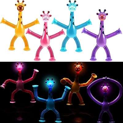 Ensemble de jouets girafe à ventouse télescopique 4 pièces jouets. Trouvez les meilleures affaires en ligne chez DIAYTAR COTE D'IVOIRE  - une boutique généraliste offrant une variété de produits discount allant de l'électroménager aux articles high-tech, sans oublier les vêtements et les accessoires tendances. Découvrez un choix incroyable de produits de qualité à des prix imbattables !