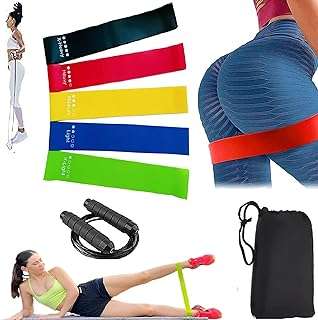 Ensemble de 6 pièces avec corde à sauter en latex. DIAYTAR COTE D'IVOIRE  - le secret des bonnes affaires en ligne. Simplifiez vos achats et réalisez des économies substantielles grâce à notre sélection éclectique comprenant des articles pour votre maison, des gadgets high-tech, des produits informatiques et des vêtements branchés, tous à des prix imbattables.