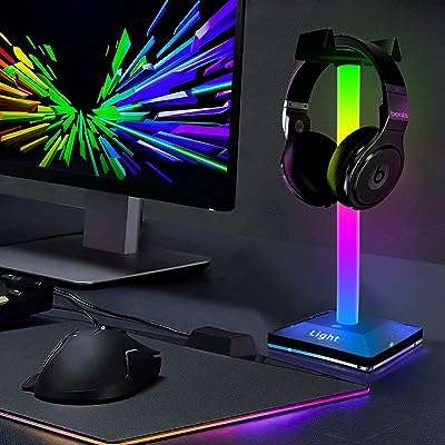 Support pour casque usb icam led éclairage rvb avec modes multicolores. DIAYTAR COTE D'IVOIRE, votre destination en ligne pour des achats malins. Parcourez notre vaste sélection de produits discount allant de la maison à l'électronique en passant par la mode et l'informatique. Ne sacrifiez pas la qualité pour le prix lorsque vous pouvez avoir les deux chez nous.