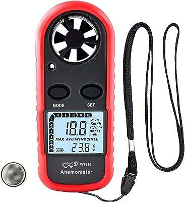 Mètre de vitesse du vent numérique portable wintect avec mesure de la température. Faites des économies importantes sur tous vos achats grâce à DIAYTAR COTE D'IVOIRE, votre boutique en ligne préférée pour des offres discount exceptionnelles. Du petit électroménager à la mode tendance en passant par les gadgets high-tech, découvrez notre large sélection d'articles à prix réduits dès aujourd'hui!